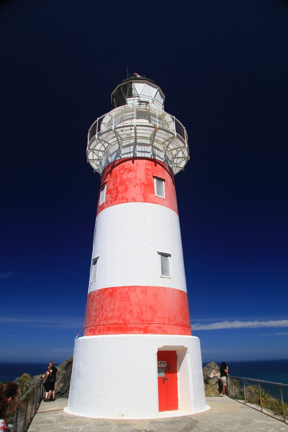 white and red lighthouse preview