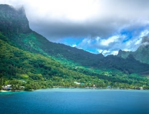 Moorea, French Polynesia, Tropical, mountain, scenics thumbnail