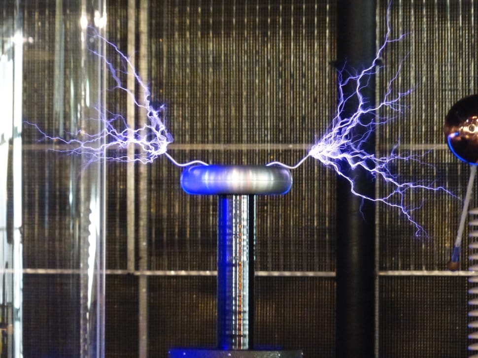 Flash, Experiment, Tesla Coil, illuminated, futuristic preview