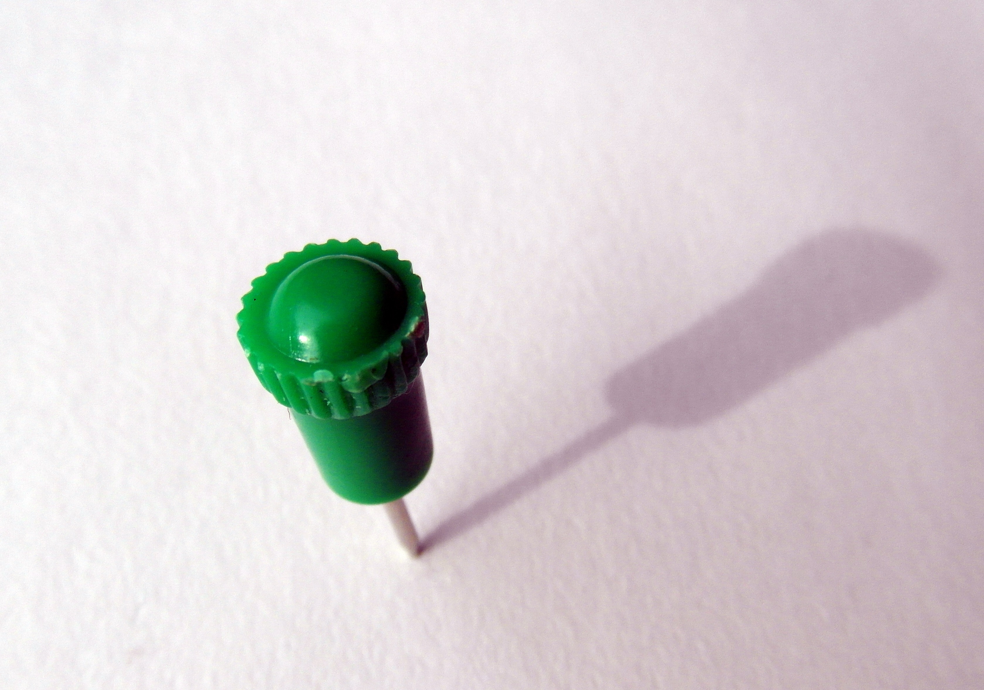 green cork pin