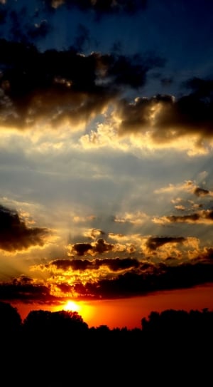 white cloud during sunset photo thumbnail