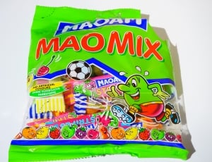 Bag, Candy Bag, Touched On, Open, Maoam, multi colored, no people thumbnail