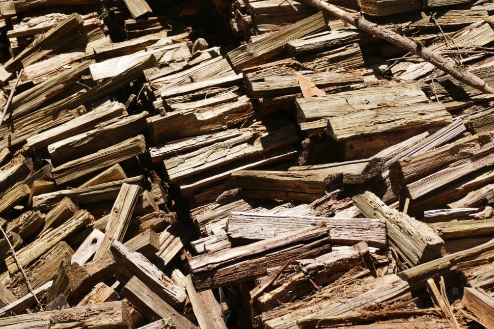brown wooden firewood lot preview