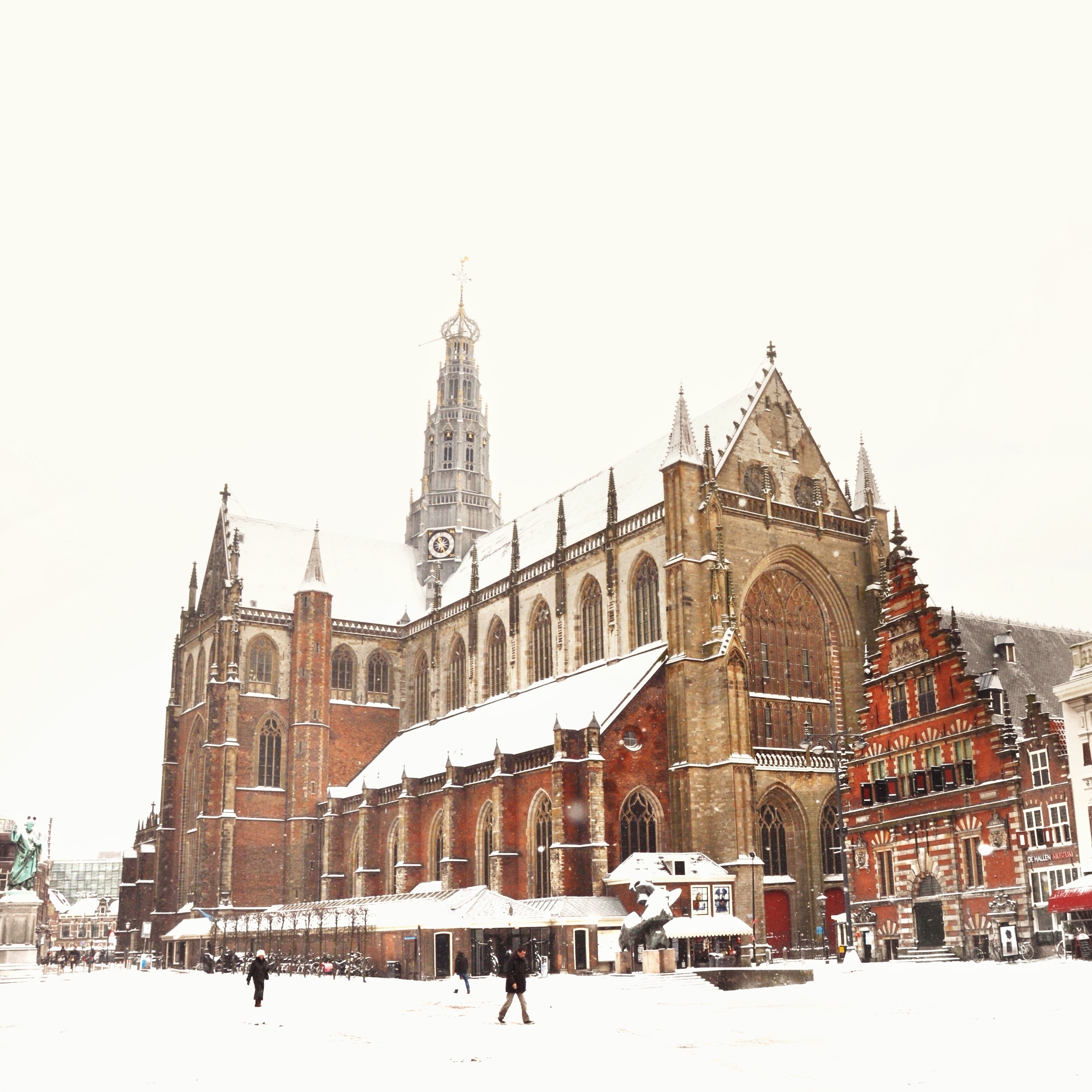 architecture, building, infrastructure, church, snow, winter