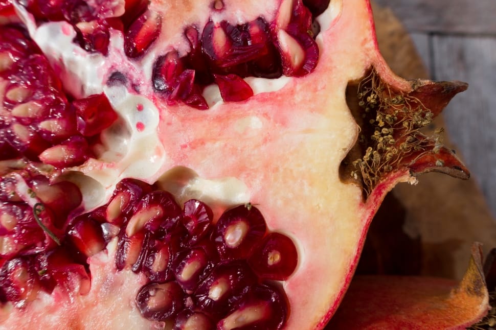 Pomegranate, Fruit, Sliced, Red, food and drink, food preview
