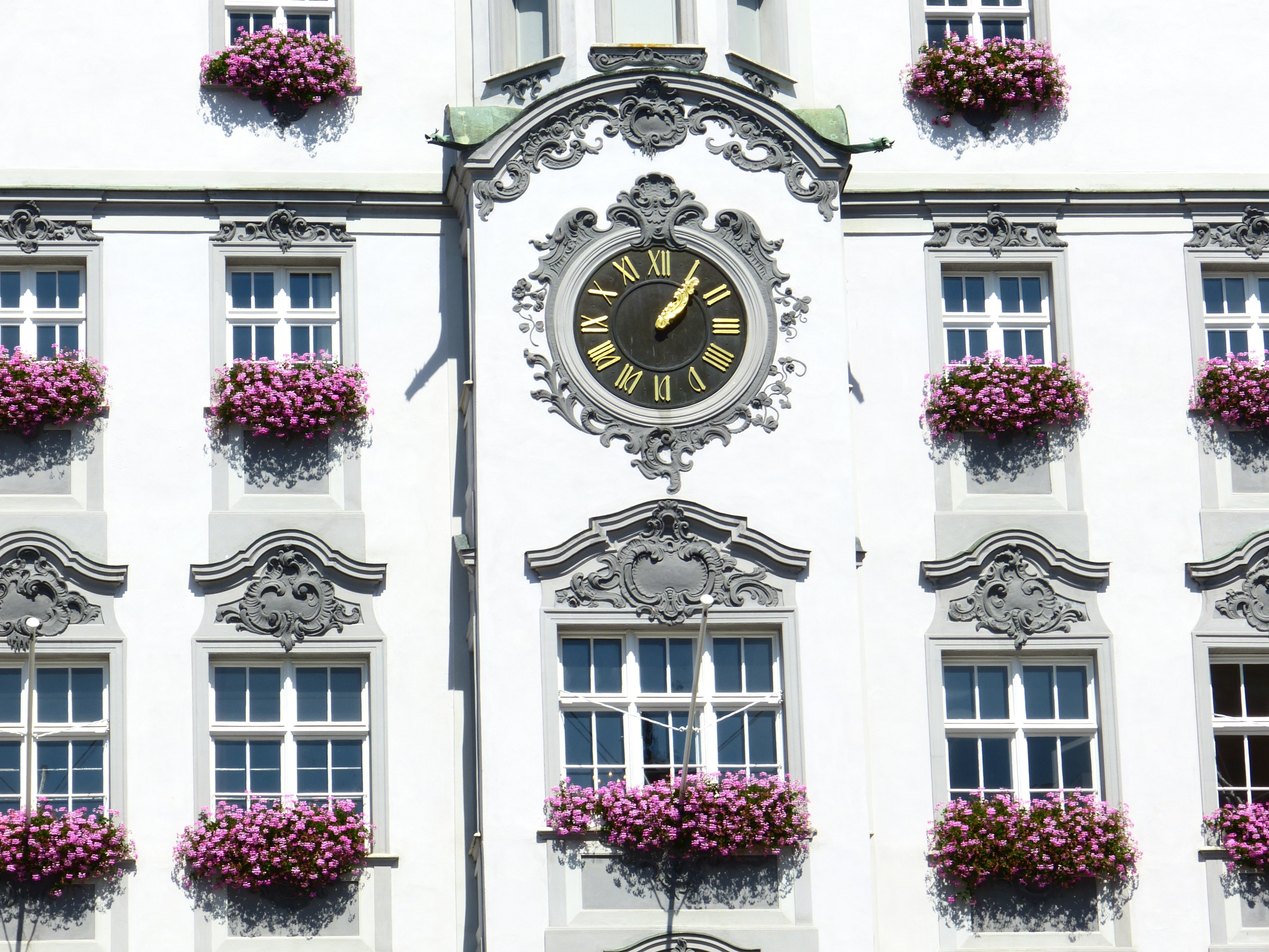 Time Of, Facade, Clock, Window, architecture, window
