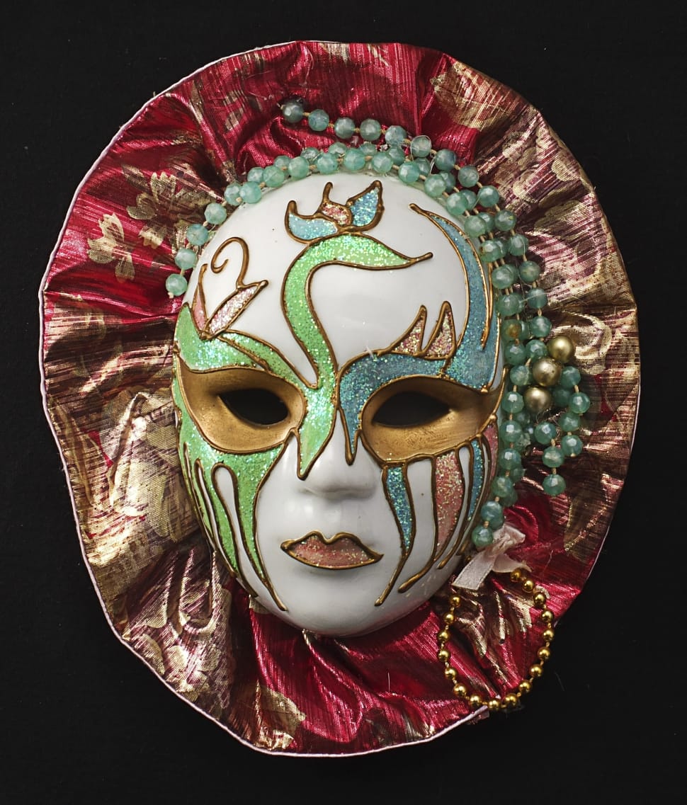 Carnival, Female, Mask, Porcelain, Hide, mask - disguise, costume preview