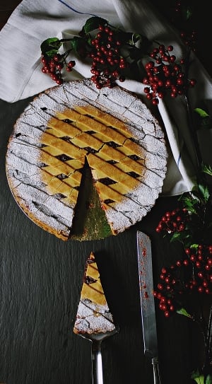 pastry and red round fruits thumbnail