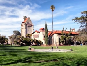 San Jose State University, California, architecture, grass thumbnail