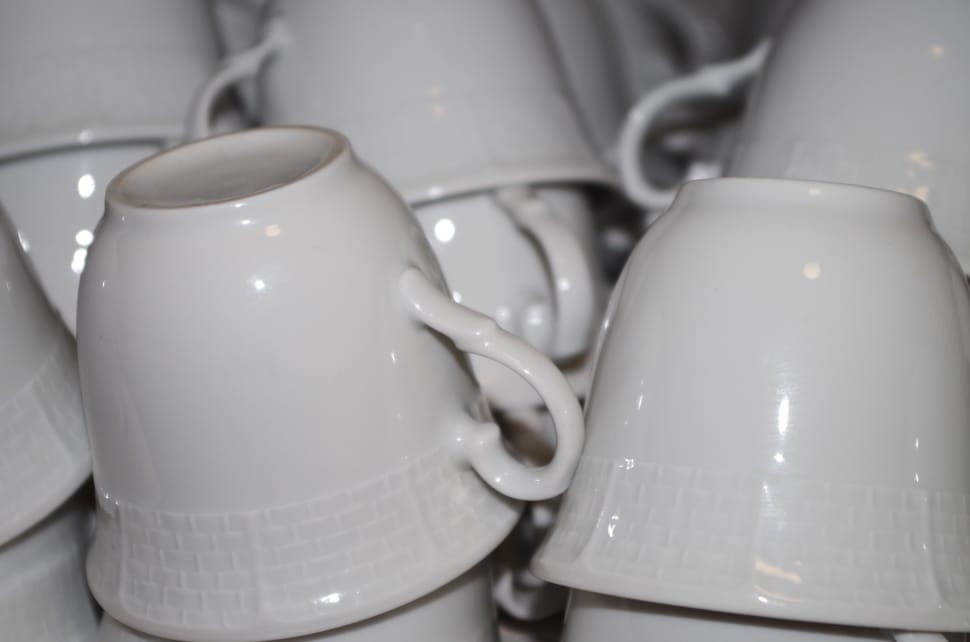 white ceramic teacup lot preview