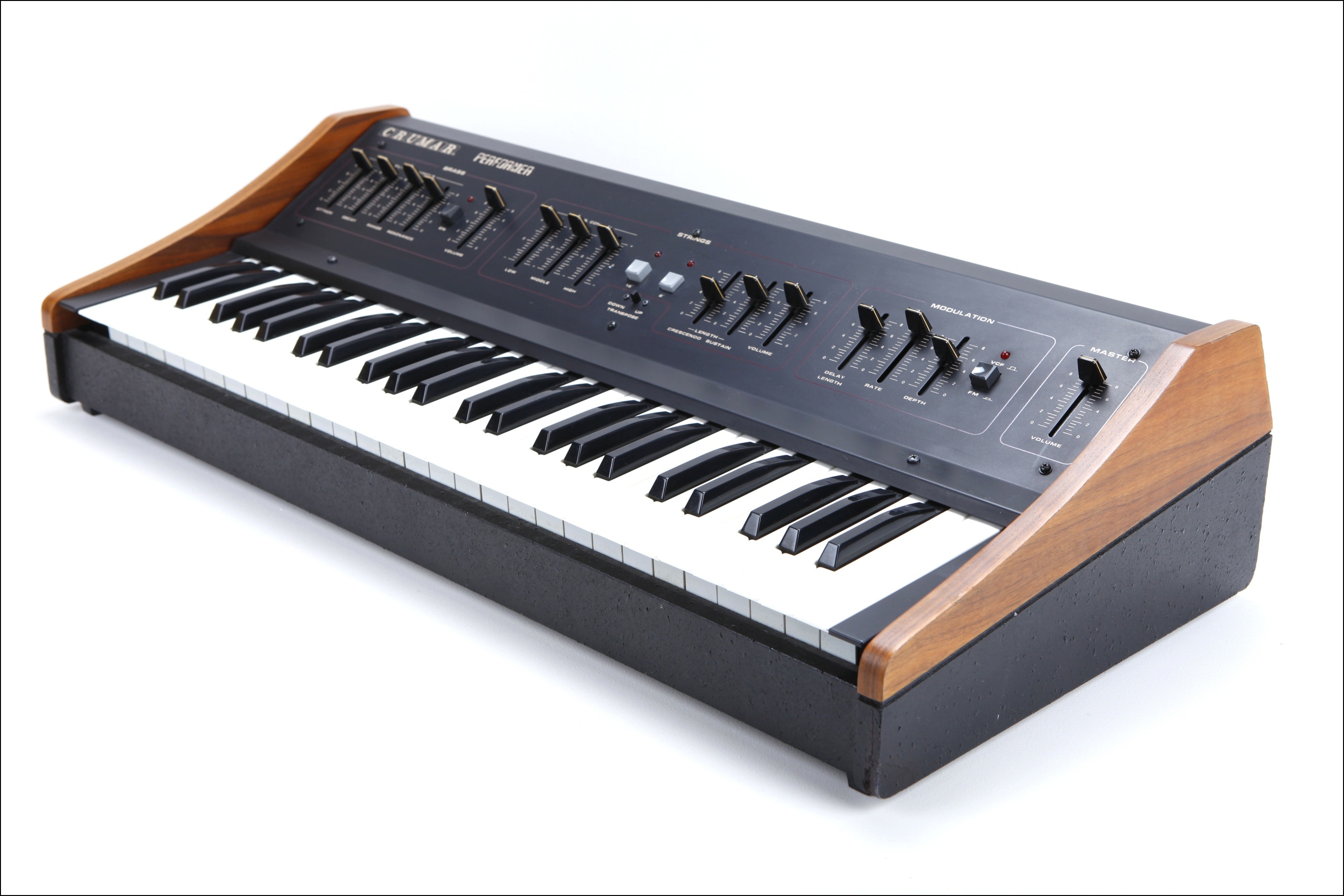 brown and black electric keyboard