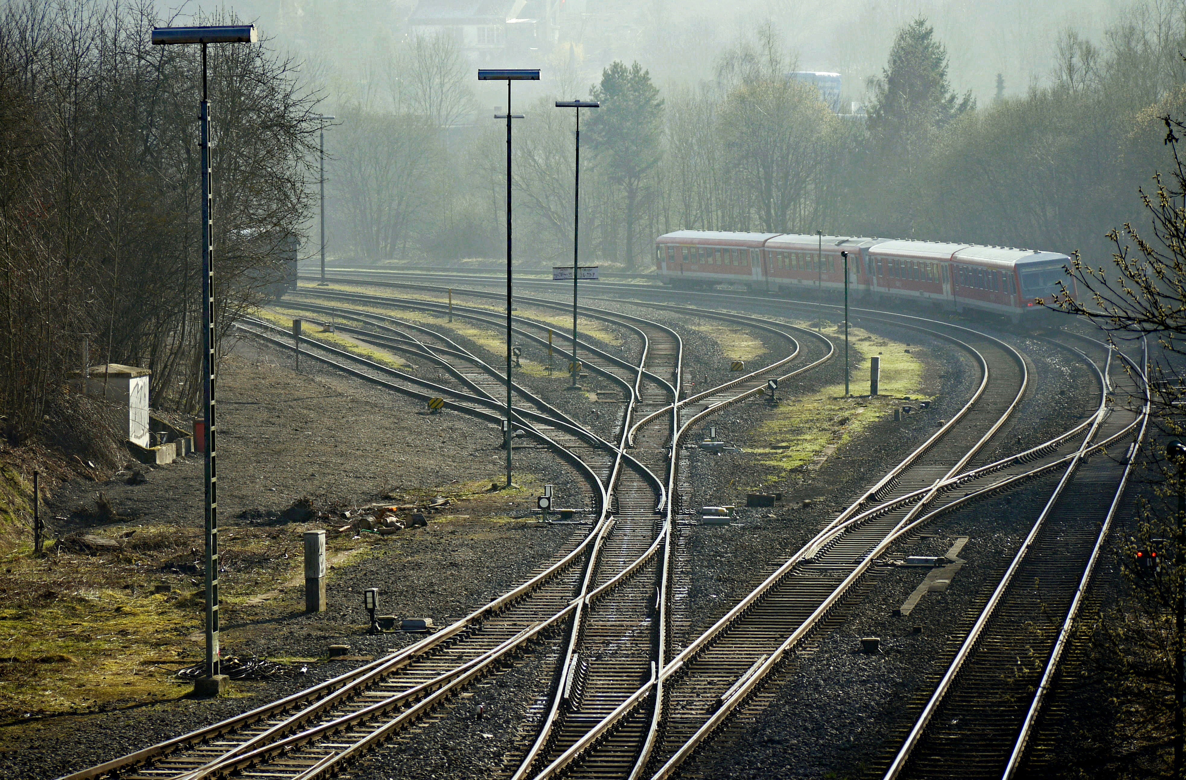 black train rails