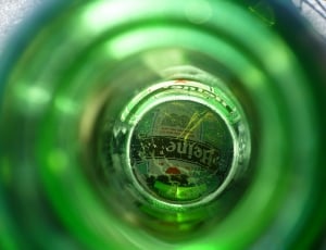 Party, Beer, Bottle, Label, Glass, Drunk, green color, selective focus thumbnail