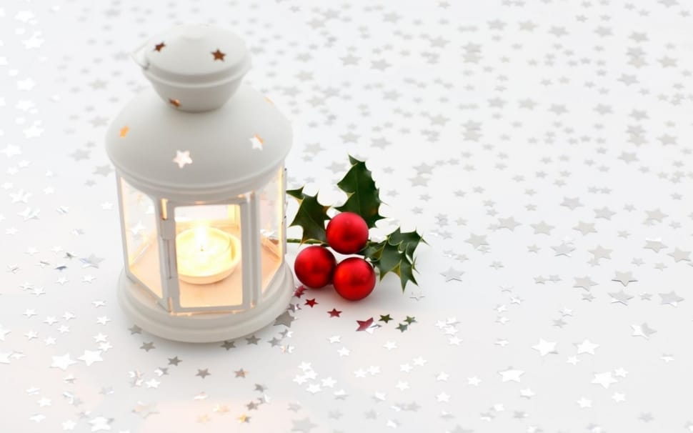 white lamp candle holder preview