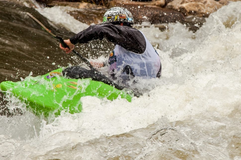 Whitewater, Helmet, Kayak, Action, motion, activity preview