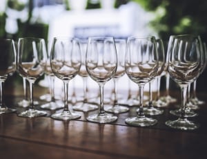 Wine, White Glass, Glass, Glasses, large group of objects, no people thumbnail