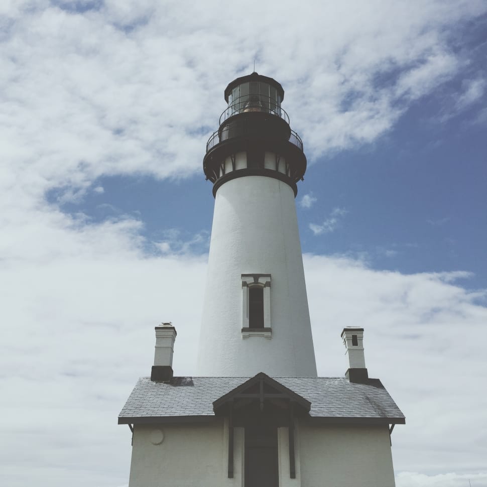 white and black lighthouse preview