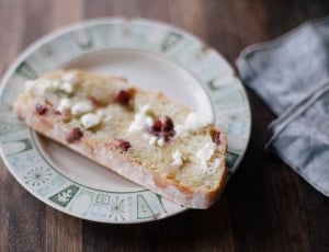 bread and white and green saucer thumbnail