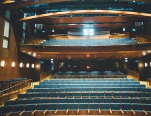theater with blue seats thumbnail
