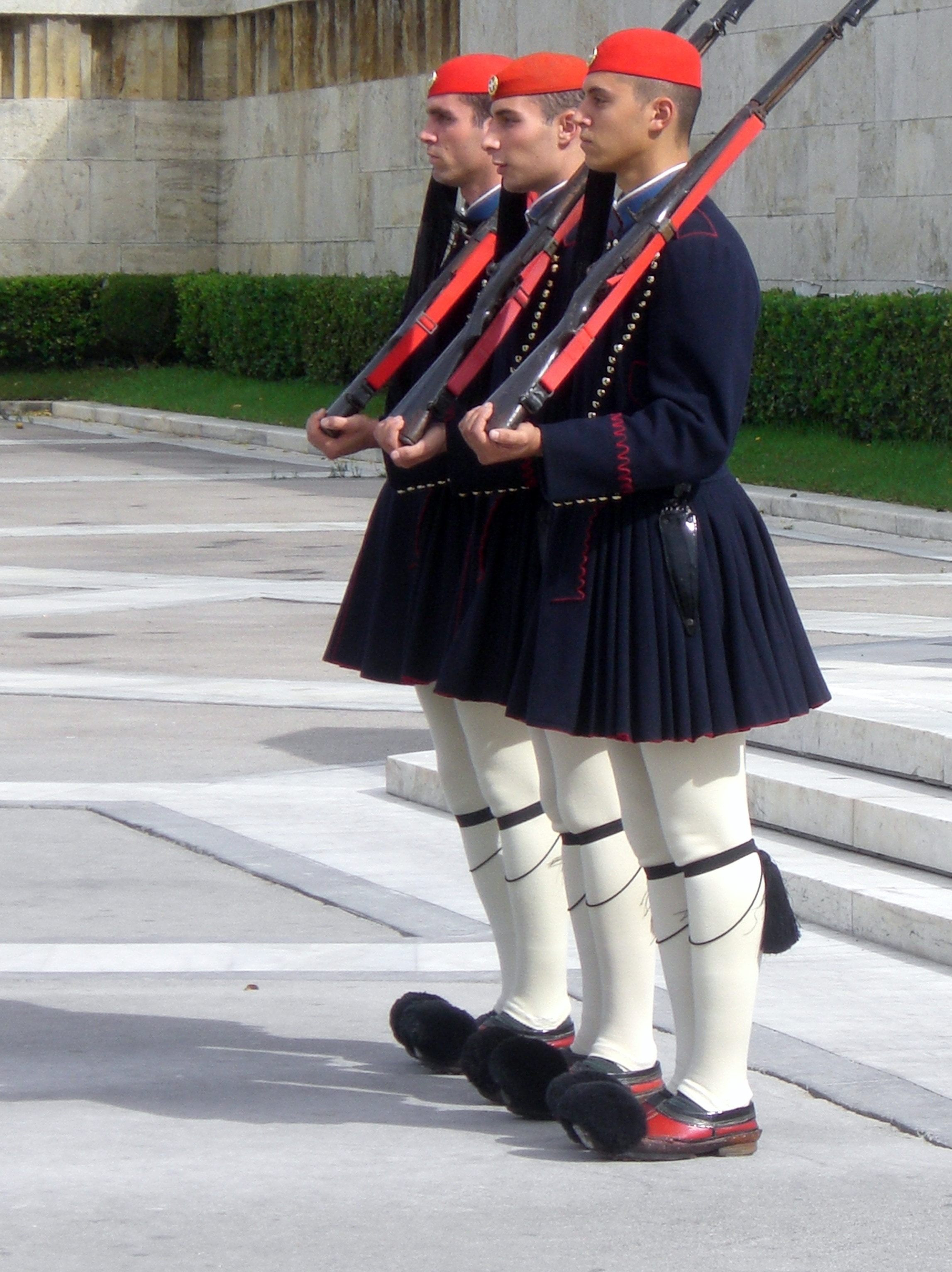 men's blue military uniform