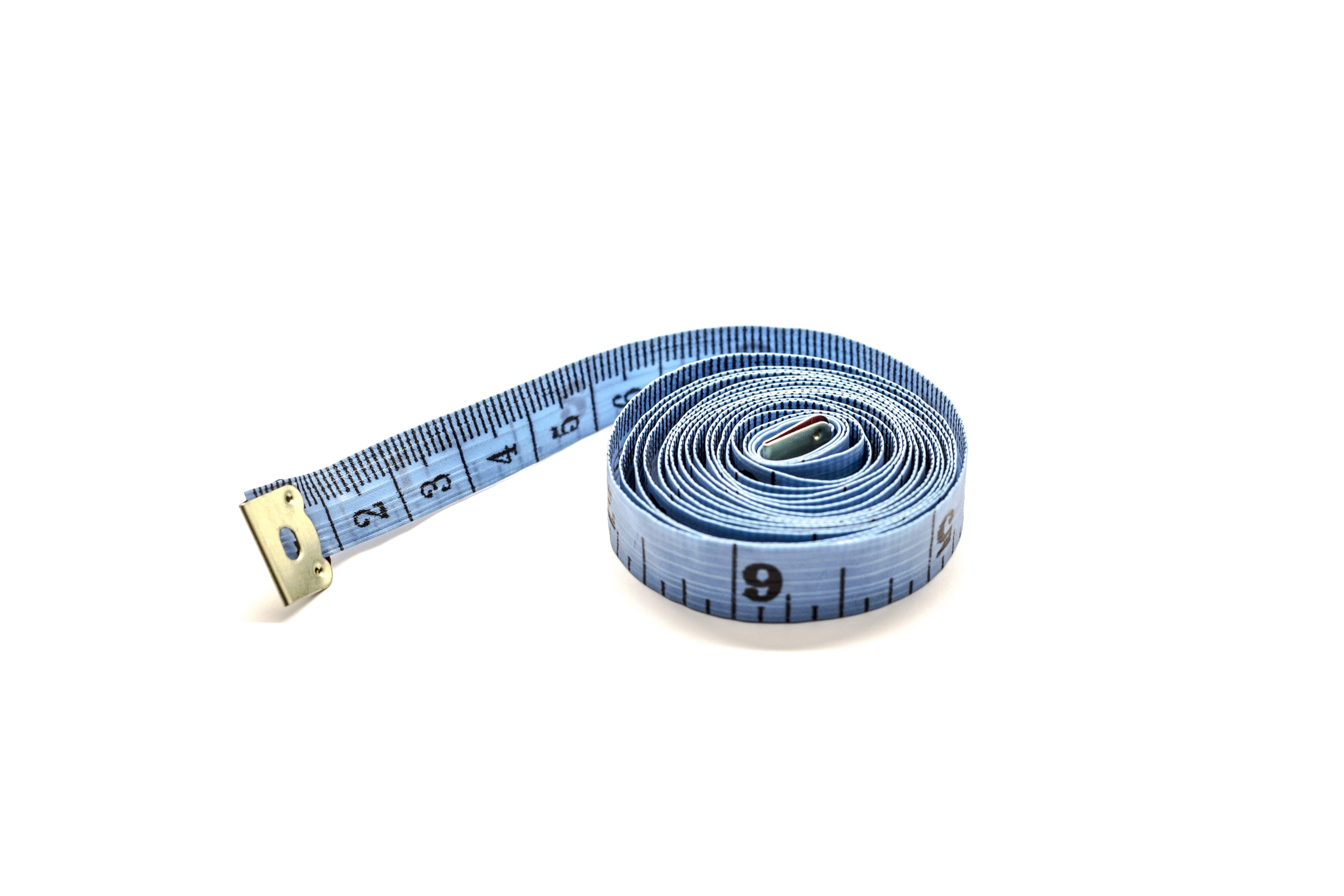 blue measuring strap