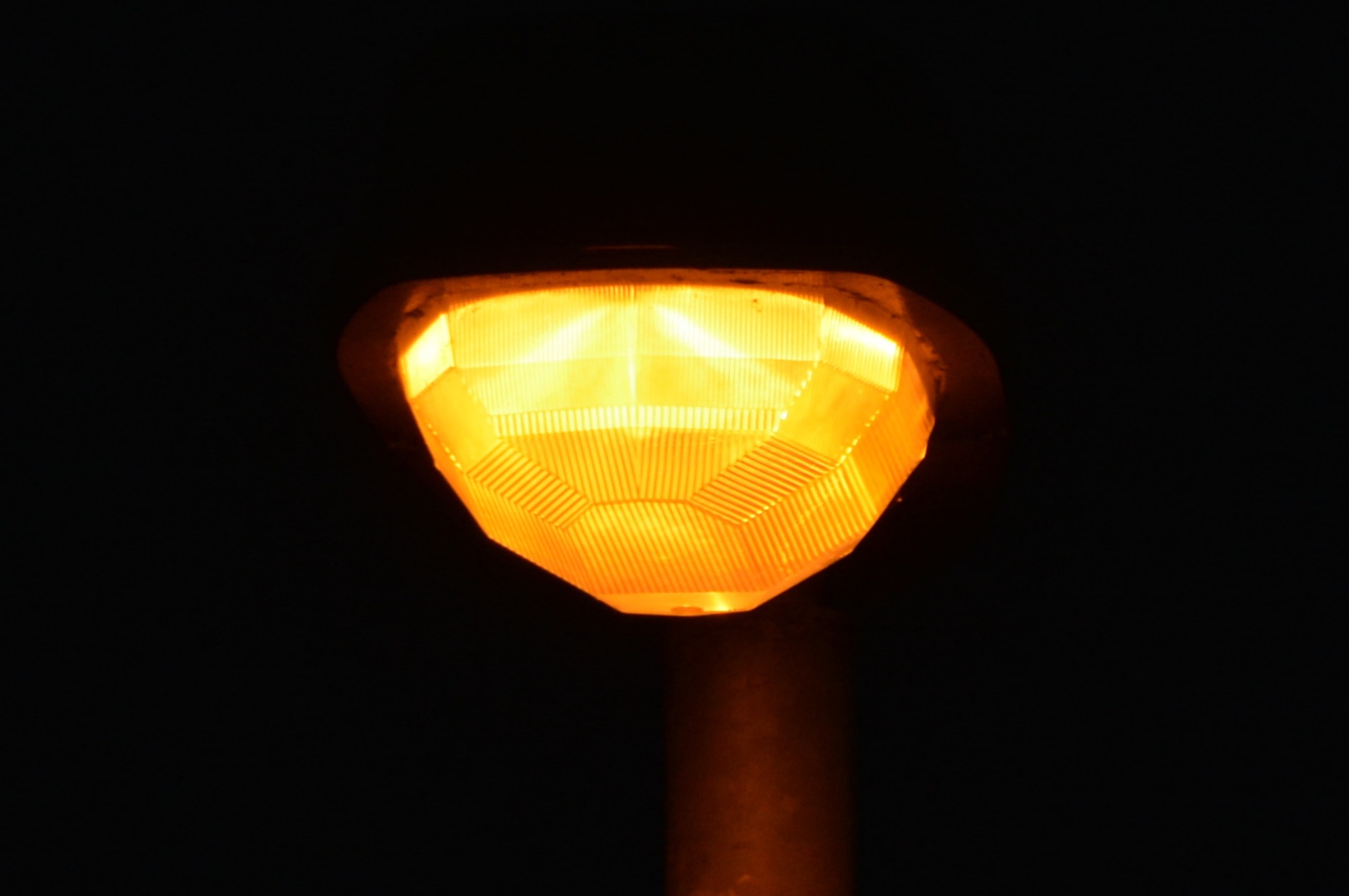 orange round lamp
