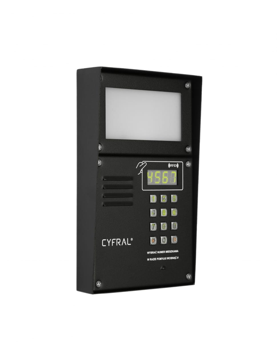black cyfral electronic device preview