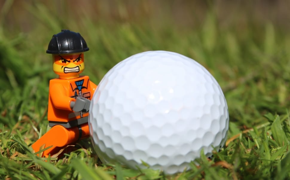 construction men lego and white golf ball free image | Peakpx