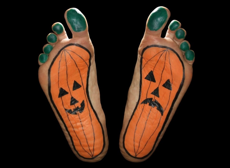 Fun, Funny, Pumpkin, Feet, Foot, Sole, human body part, human foot preview