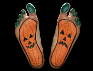 Fun, Funny, Pumpkin, Feet, Foot, Sole, human body part, human foot thumbnail