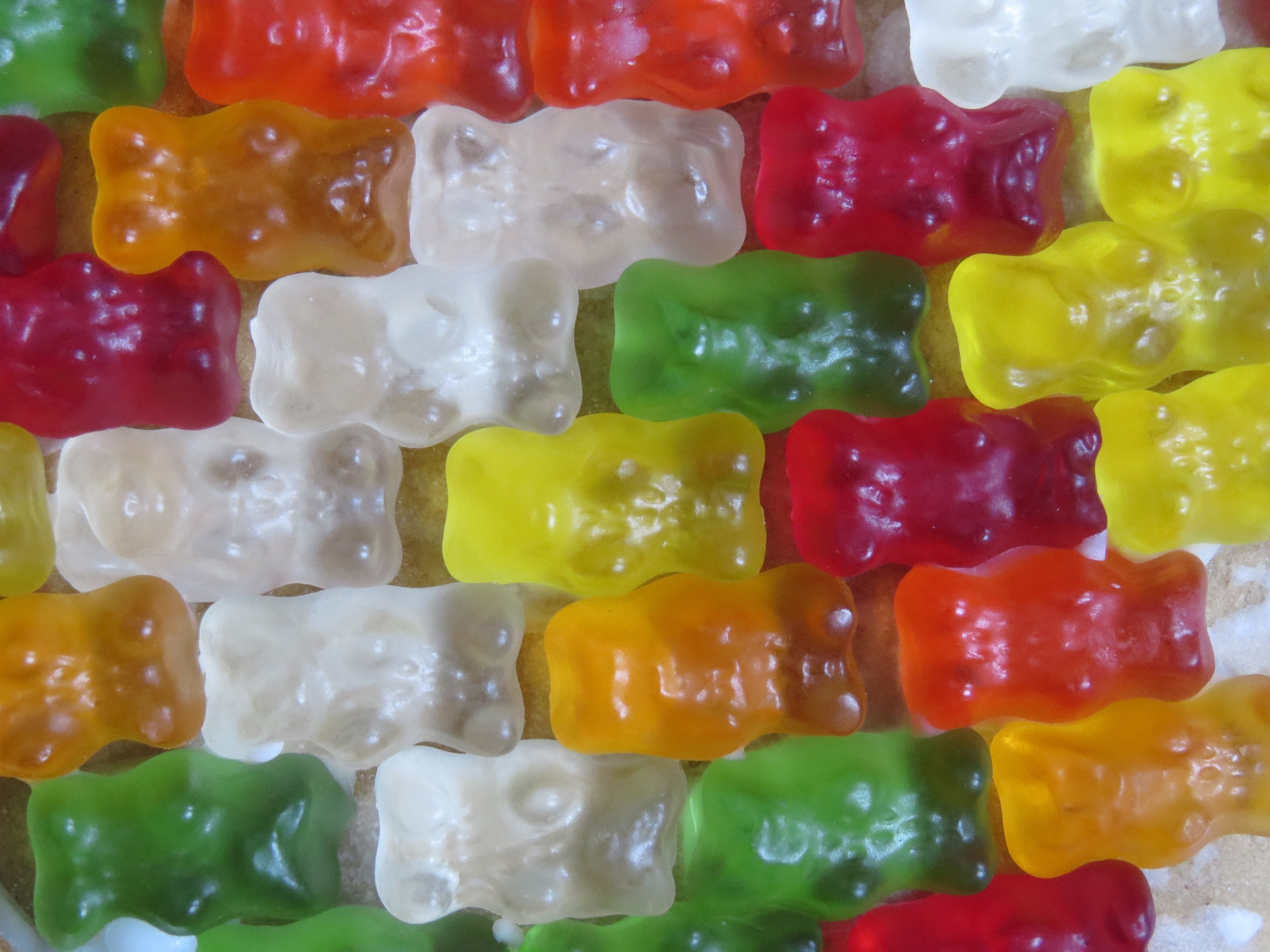 multicolored candies