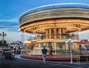 time lapsed photo of a carousel thumbnail