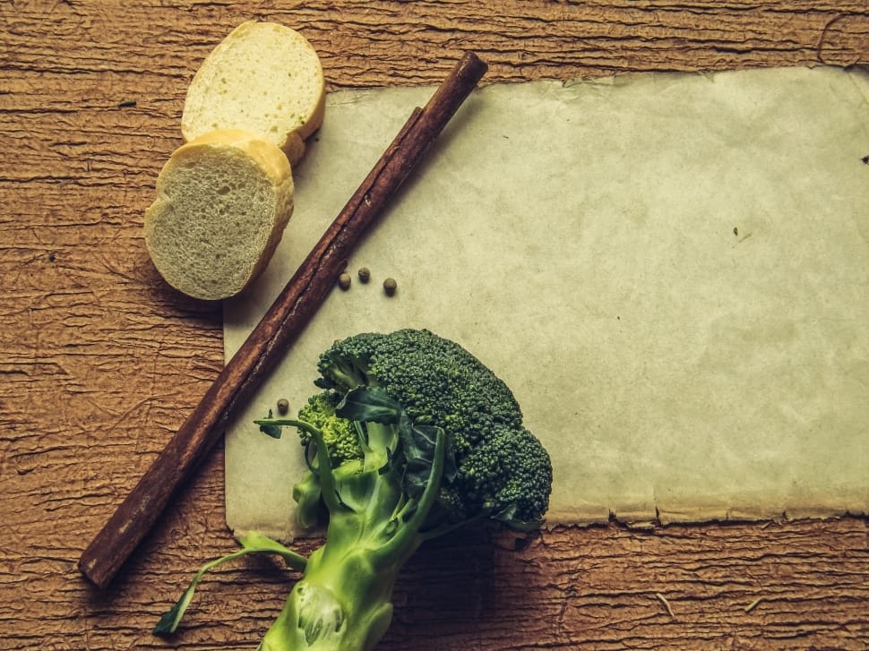 green broccoli and bread preview