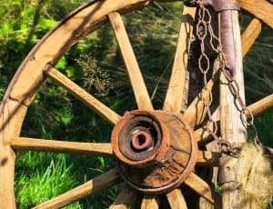 brown wooden wheel thumbnail