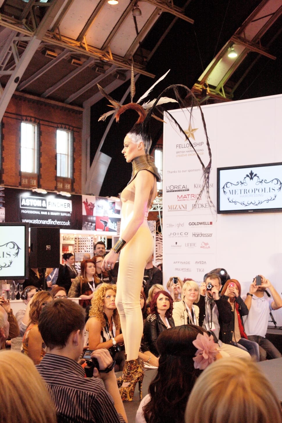 Ramp, Catwalk, Event, Hairshow, Latex, large group of people, crowd preview