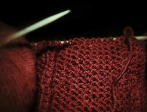 red knit textile thumbnail