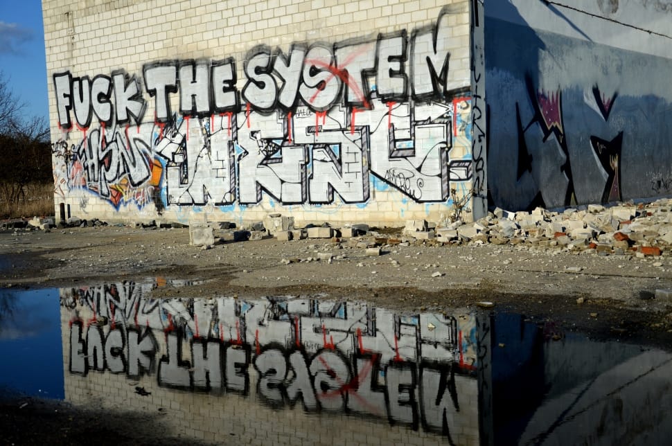 Wall, Graffiti, Lake Dusia, Street Art, graffiti, text preview