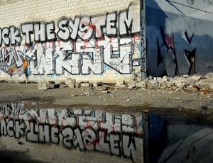 Wall, Graffiti, Lake Dusia, Street Art, graffiti, text thumbnail