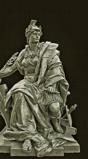 gray knight conrete statue thumbnail