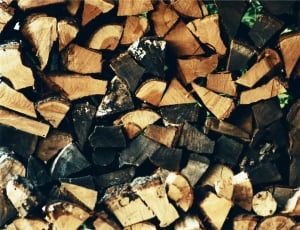 brown firewood lot thumbnail