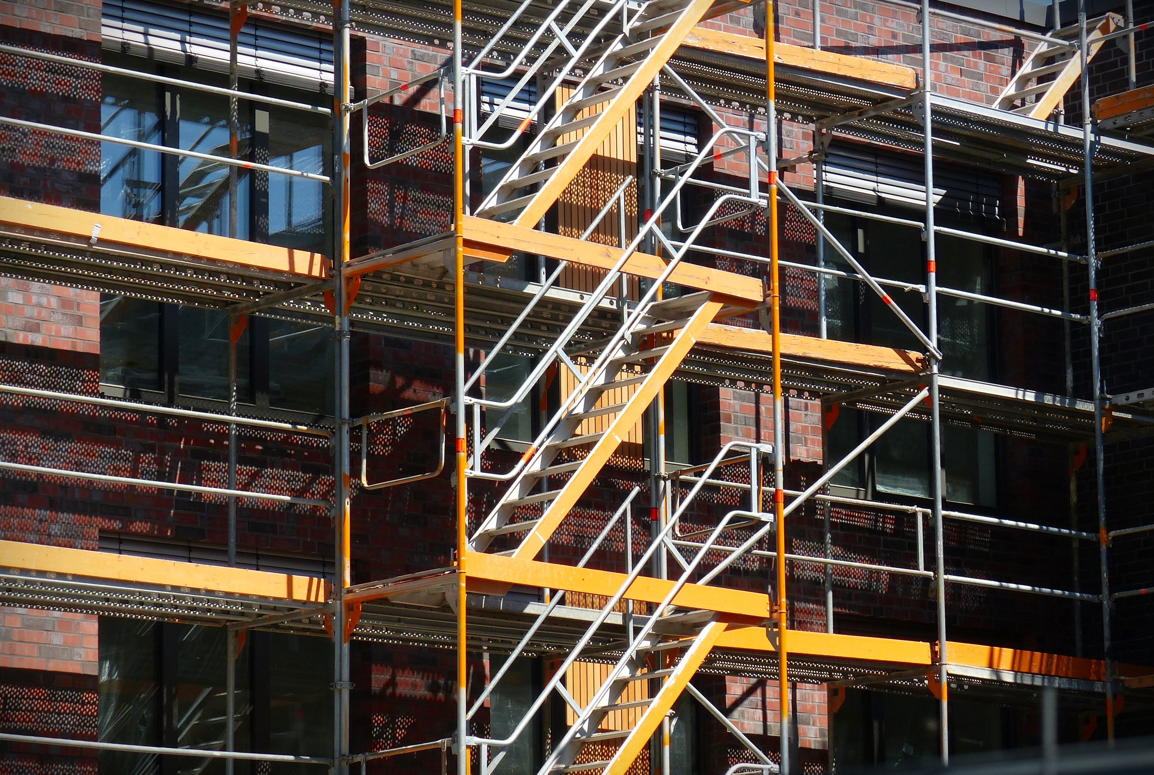 Scaffolding, Scaffold, Site, Rise, staircase, steps and staircases
