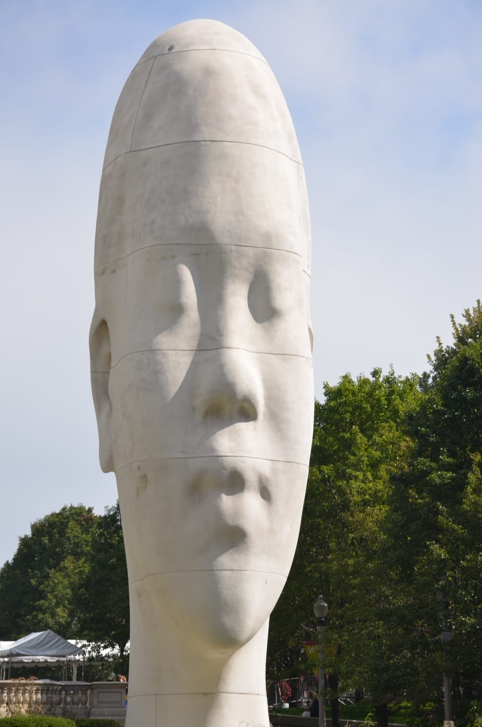 white human head statue preview