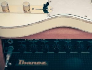 black ibanez guitar amplifier thumbnail
