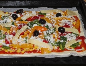 Food, Pizza, Olives, Paprika, Cheese, food and drink, pizza thumbnail
