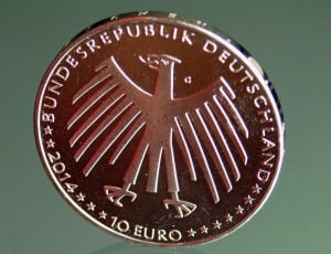 copper bundes republik deutschland 10 euro 2014 coin thumbnail