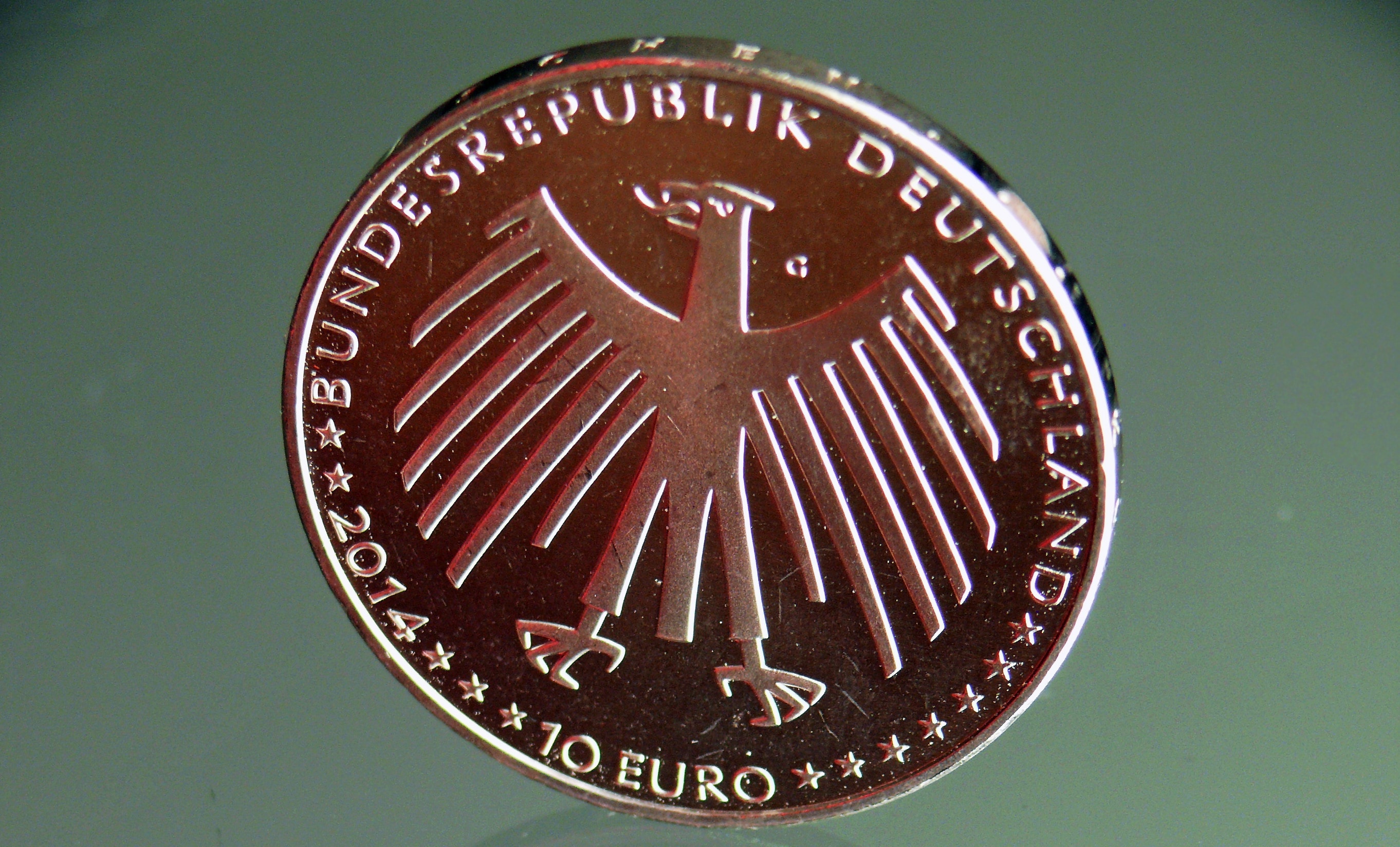 copper bundes republik deutschland 10 euro 2014 coin