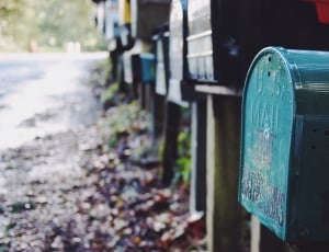 mailbox lot near a road thumbnail