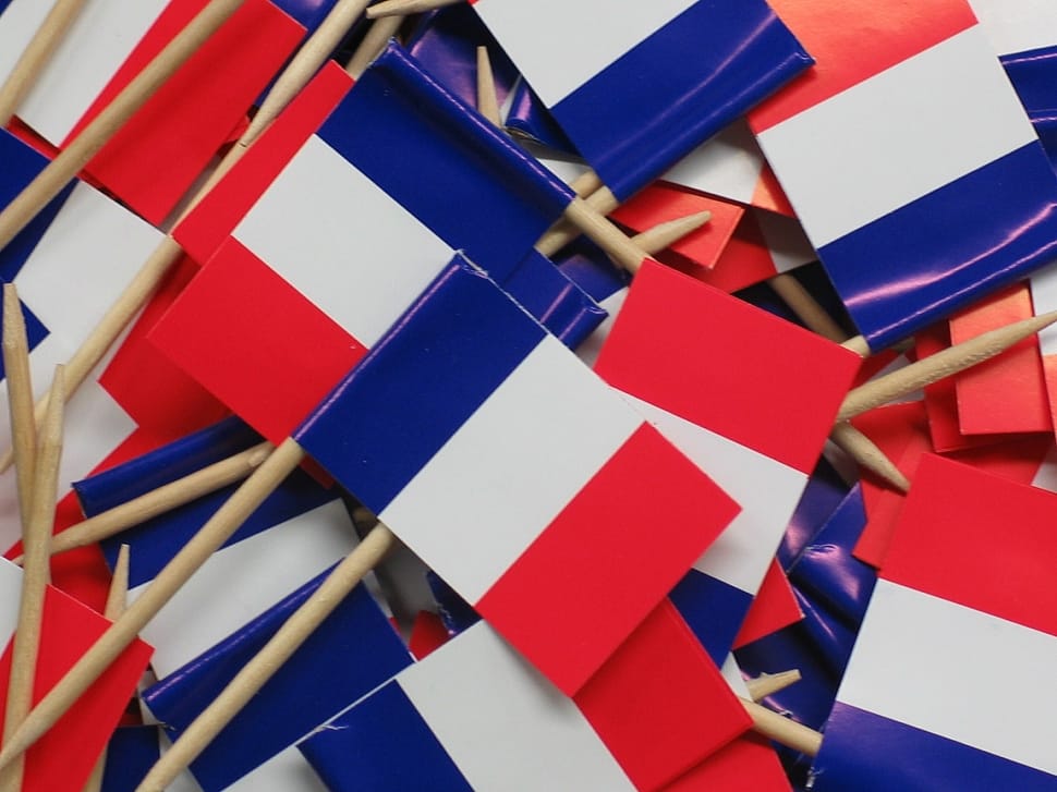 Flags And Pennants, France, Blow, Flag, red, multi colored preview