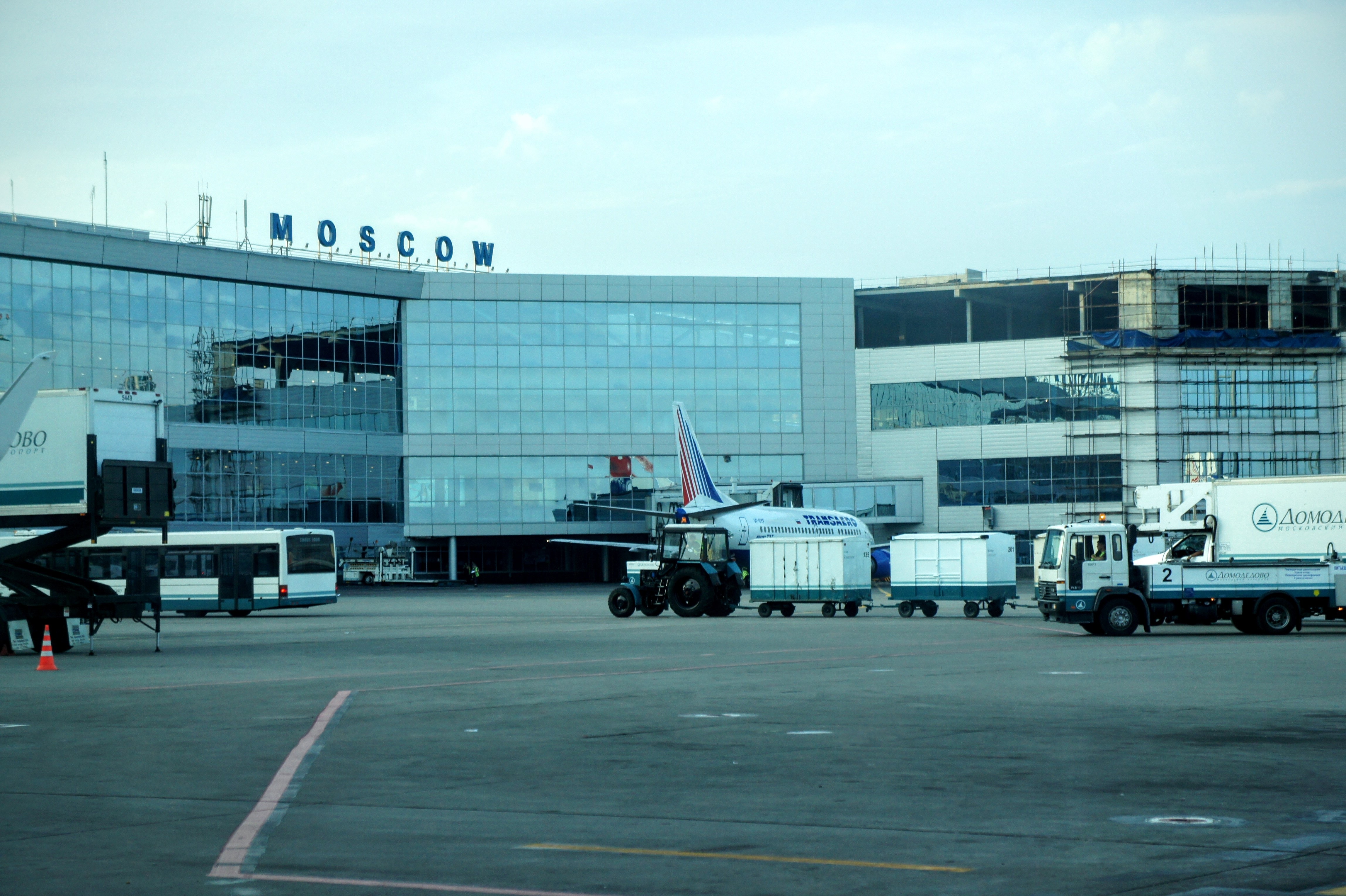 Moscow, Airport, Building, transportation, architecture