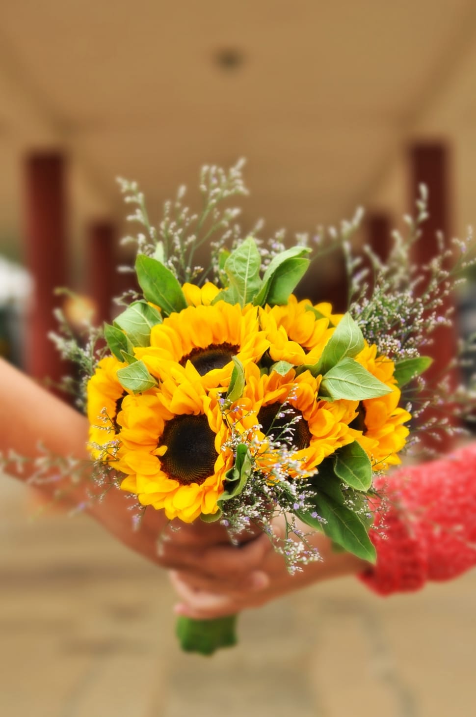 yellow sunflower bouquet preview